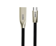SBS microUSB - USB 1,5m metalowe koncówki - 1442489 - zdjęcie 2
